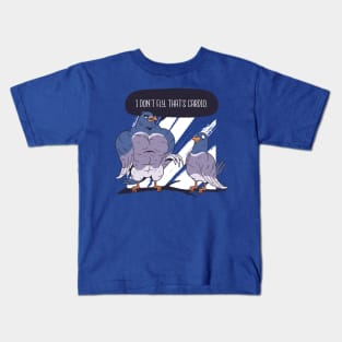 Pigeon Pair Power: Take Flight with Humor and Attitude! Kids T-Shirt